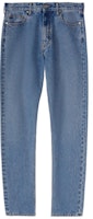 OFF-WHITE FW22 Zipped Mid-Rise Straight Fit Jeans Blue Loose Fit Denim. OMYA138F22DEN0064900 OFF-WHITE FW22 Zipped Mid-Rise Straight Fit Jeans Blue Loose Fit Denim. OMYA138F22DEN0064900