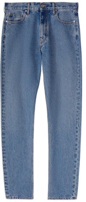 OFF-WHITE FW22 藍色中腰直筒牛仔褲 寬鬆版型丹寧褲。 OMYA138F22DEN0064900 Order OFF-WHITE FW22 藍色中腰直筒牛仔褲 寬鬆版型丹寧褲。 OMYA138F22DEN0064900