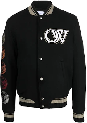 Chaqueta Negra Casual Off-White FW23 con Letras Estampadas Hombre Corte Regular OMEH053F23FAB0021001 Buy Chaqueta Negra Casual Off-White FW23 con Letras Estampadas Hombre Corte Regular OMEH053F23FAB0021001