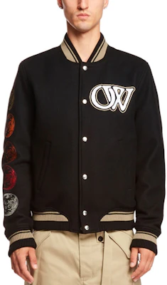 Chaqueta Negra Casual Off-White FW23 con Letras Estampadas Hombre Corte Regular OMEH053F23FAB0021001 Cheap Chaqueta Negra Casual Off-White FW23 con Letras Estampadas Hombre Corte Regular OMEH053F23FAB0021001