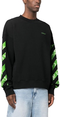 오프화이트 FW23 컬러블록 프린트 크루넥 맨투맨 블랙 OMBA054F23FLE0081050 Purchase 오프화이트 FW23 컬러블록 프린트 크루넥 맨투맨 블랙 OMBA054F23FLE0081050