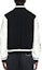 Shop Jaket Varsity Hitam OFF-WHITE FW23 Desain Huruf Geometris Unisex Loose Fit. OMJA122C99LEA0021010