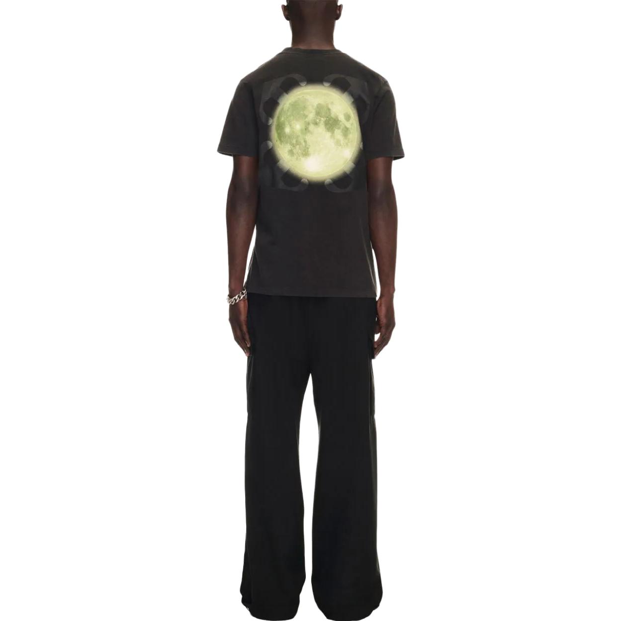 OFF-WHITE FW23 Letter Crewneck Short Sleeve Tee Black (). OMAA027F23JER0111084 圖 4