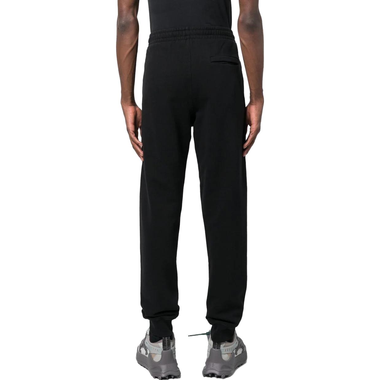 Shop OFF-WHITE FW23 Logo Embroidered Casual Sweatpants Black  Regular Fit OMCH033S23FLE0011001