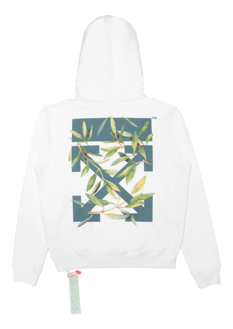 Off-White Gente Roma Graphic Leaf Hoodie White/Multicolor 圖 2