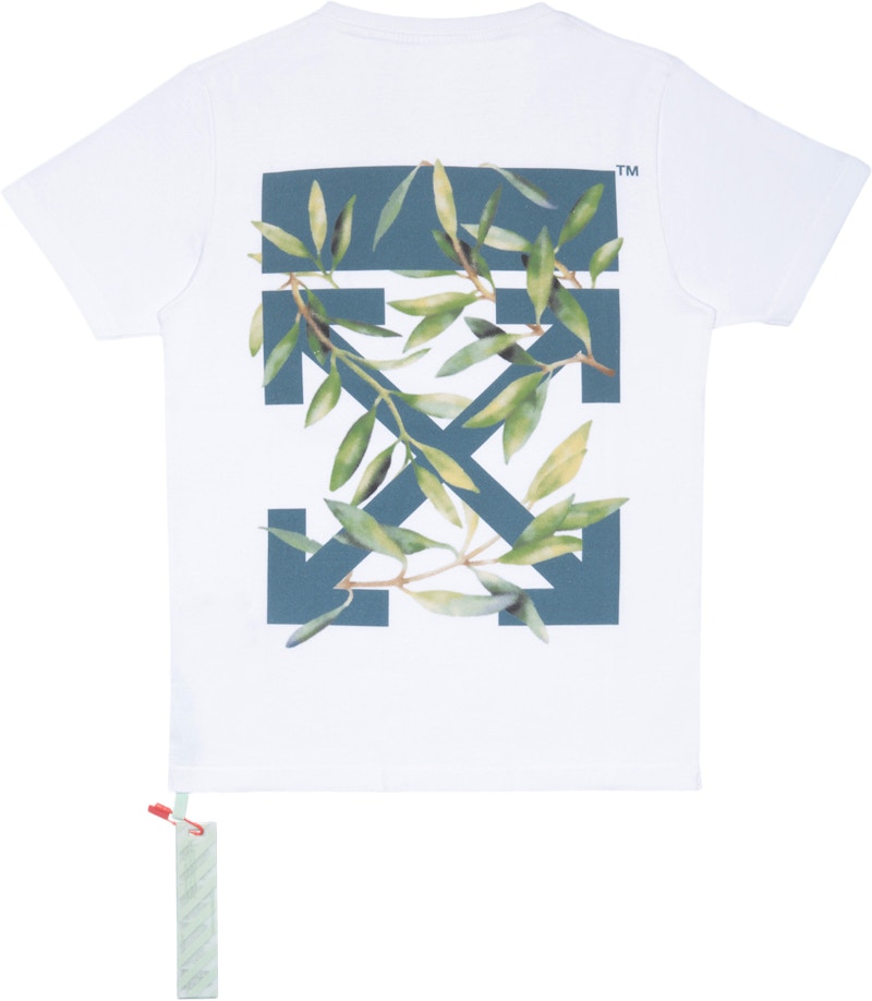 Off-White Gente Roma Graphic Leaf T-Shirt White/Multicolor 圖 2