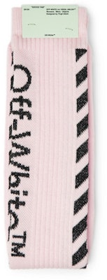 Off-White Glittered Diag Logo Intarsia Stretch Socks (SS19) Pink/Black Order Off-White Glittered Diag Logo Intarsia Stretch Socks (SS19) Pink/Black