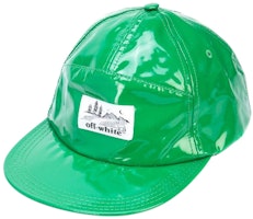Off-White Glossy Patch Logo Baseball Hat Green Off-White Glossy Patch Logo Baseball Hat Green