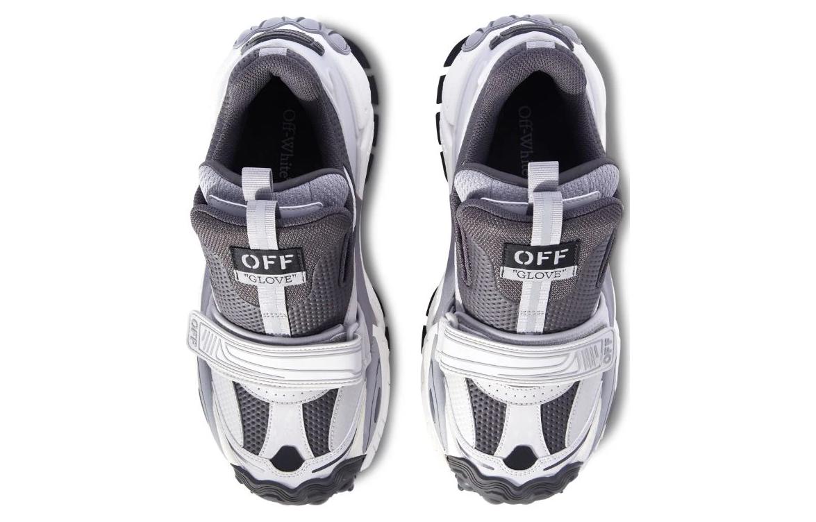 Shop OFF-WHITE 舒適時尚 低幫 生活休閒鞋 男款 灰色