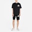 Sizing OFF-WHITE Baju T-Shirt Hitam Tape Anak Panah Emas Klasik OMAA038G20JER0021048