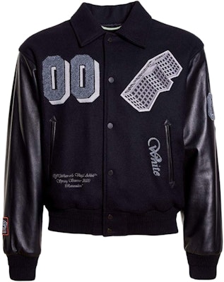 오프화이트 골든 레이시오 블랙/그레이 바시티 재킷
Buy 오프화이트 골든 레이시오 블랙/그레이 바시티 재킷