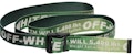 Off-White Gradient Industrial Belt Forest Green/Light Green
