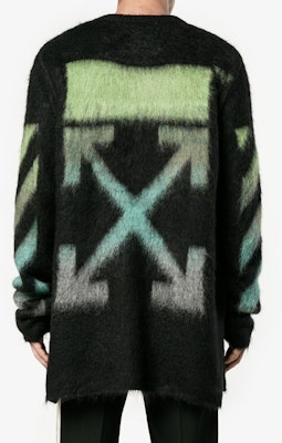 OFF-WHITE Gradient Mohair Baju Sejuk Lelaki Biru Hijau dengan Cetakan Huruf OMHA036F176500041040 Shop OFF-WHITE Gradient Mohair Baju Sejuk Lelaki Biru Hijau dengan Cetakan Huruf OMHA036F176500041040