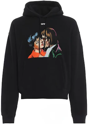 Sudadera Negra Off-White con Estampado Gráfico y Manga Larga. OMBB037R19B970031088 Buy Sudadera Negra Off-White con Estampado Gráfico y Manga Larga. OMBB037R19B970031088