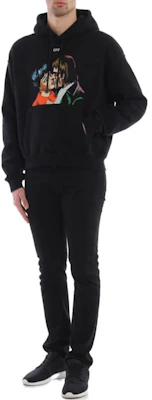 Sudadera Negra Off-White con Estampado Gráfico y Manga Larga. OMBB037R19B970031088 Lookbook Sudadera Negra Off-White con Estampado Gráfico y Manga Larga. OMBB037R19B970031088