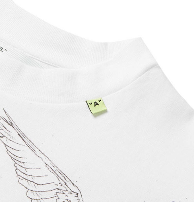 Off-White Graphic Print L/S T-Shirt White/Black 圖 3