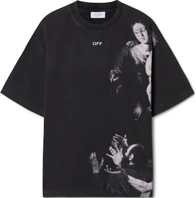 Camiseta Negra OFF-WHITE Gráfica de Manga Corta y Cuello Redondo. OMAA120F24JER0091001 Order Camiseta Negra OFF-WHITE Gráfica de Manga Corta y Cuello Redondo. OMAA120F24JER0091001