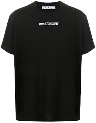 OFF-WHITE Baju T Lengan Pendek Cetakan Grafik Hitam OMAA038E20JER0011001 Lookbook OFF-WHITE Baju T Lengan Pendek Cetakan Grafik Hitam OMAA038E20JER0011001