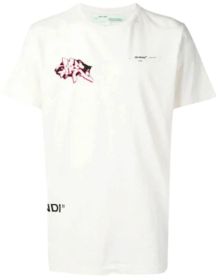 OFF-WHITE 圖案印花短袖T恤 白色 OMAA027R191850050288 Lookbook OFF-WHITE 圖案印花短袖T恤 白色 OMAA027R191850050288
