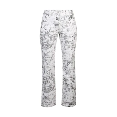 Off-White Graphite Cropped Pant
