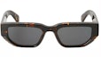 Buy OFF-WHITE Greeley Square Sunglasses Havana/Dark Grey (OERI115S24PLA0016007-FR)