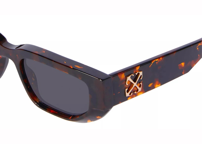 Order OFF-WHITE Greeley Square Gafas de Sol Havana/Gris Oscuro (OERI115S24PLA0016007-FR)