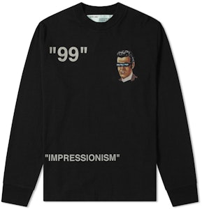 Off-White Kaos Lengan Panjang Motif Pria Hijau Hitam/Multicolor Buy Off-White Kaos Lengan Panjang Motif Pria Hijau Hitam/Multicolor