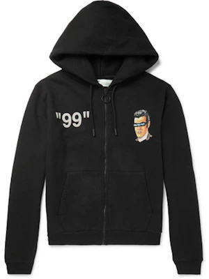 Off-White绿色男子图形印花拉链连帽衫黑色/多色 Buy Off-White绿色男子图形印花拉链连帽衫黑色/多色