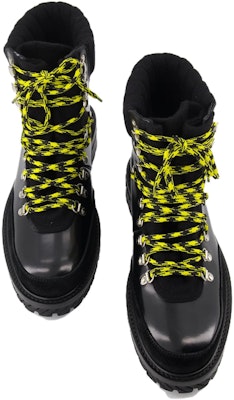 オフホワイト グスタード レースアップブーツ (黒) OMID028F23LEA0011010 Purchase オフホワイト グスタード レースアップブーツ (黒) OMID028F23LEA0011010