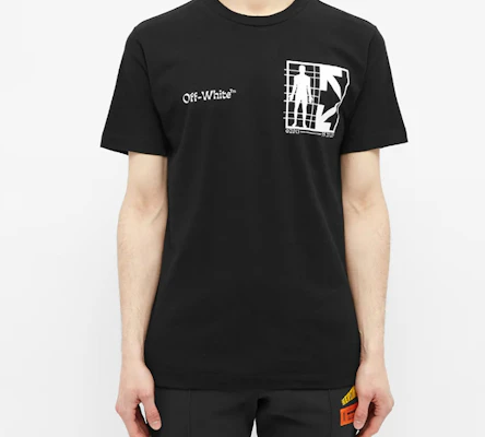 OFF-WHITE 半半标志印花短袖T恤 黑色 OMAA027S201850101001 Lookbook OFF-WHITE 半半标志印花短袖T恤 黑色 OMAA027S201850101001