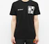 Lookbook OFF-WHITE 半半标志印花短袖T恤 黑色 OMAA027S201850101001