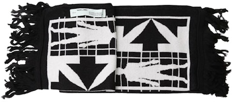 Off-White Half Arrow Scarf Black/White Off-White Half Arrow Scarf Black/White