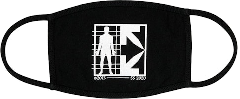 Off-White Half Arrows Face Mask Black/White Off-White Half Arrows Face Mask Black/White