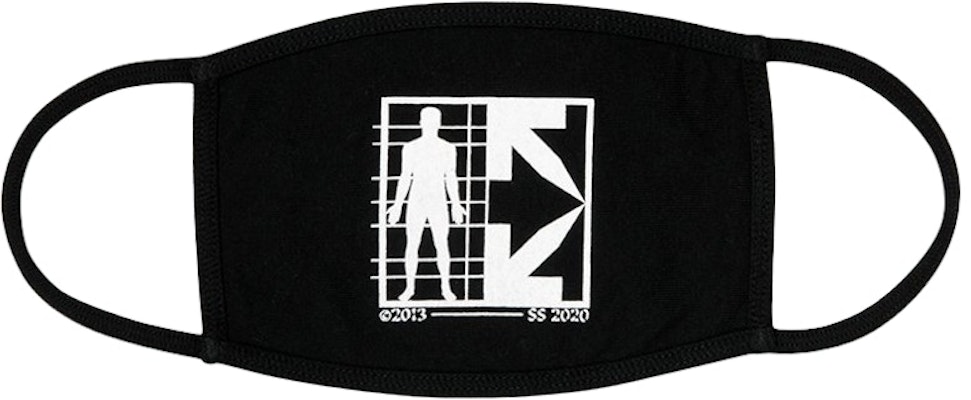 Off-White Half Arrows Face Mask Black/White Buy Off-White Half Arrows Face Mask Black/White