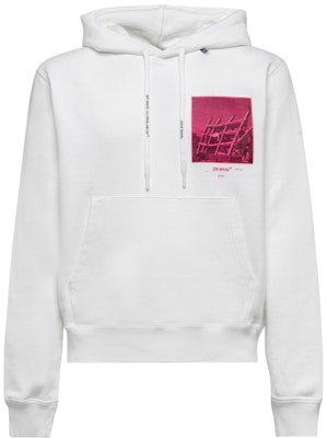 Off-White Halftone Arrows Hoodie White/Fuchsia Buy Off-White Halftone Arrows Hoodie White/Fuchsia
