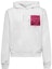 Buy Off-White Halftone Arrows Hoodie White/Fuchsia