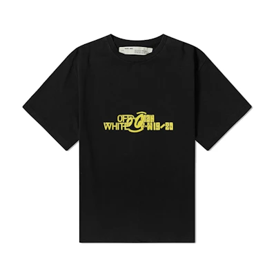 Off-White Halftone T-Shirt Black/Yellow