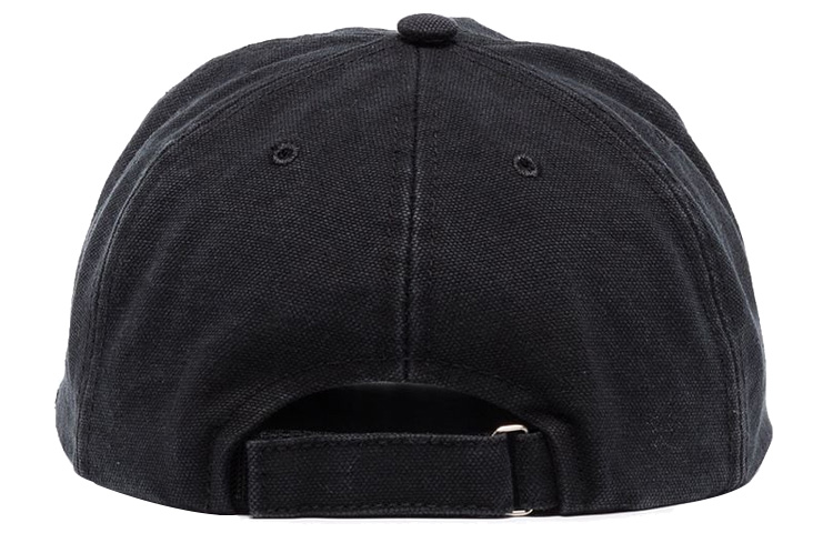 Shop OFF-WHITE Logo Topi Baseball Hitam Hands-Off OMLB022R21FAB0031001