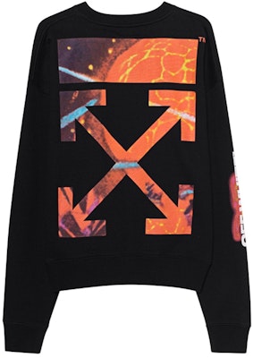 Off-White Hands and Planet Sweatshirt Black/Multicolor Order Off-White Hands and Planet Sweatshirt Black/Multicolor