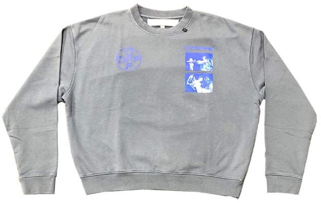 Off-White Hardcore Caravaggio Crewneck Indigo/Blue Buy Off-White Hardcore Caravaggio Crewneck Indigo/Blue