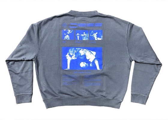 Off-White Hardcore Caravaggio Crewneck Indigo/Blue Order Off-White Hardcore Caravaggio Crewneck Indigo/Blue