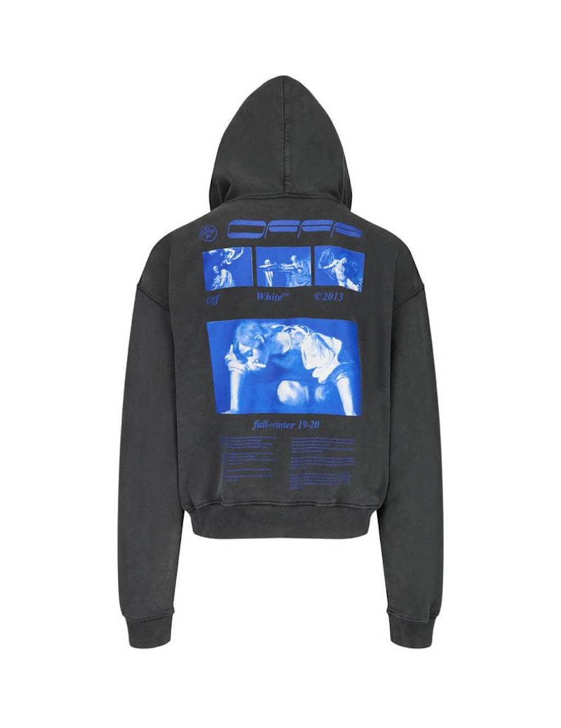 OFF-WHITE Hardcore Caravaggio Zip Hoodie Black 圖 2