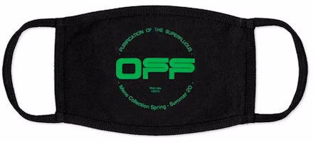 Off-White Harry The Bunny Face Mask Black/Brilliant Green Off-White Harry The Bunny Face Mask Black/Brilliant Green