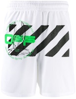 Off-White Harry The Bunny Mesh Shorts White/Multicolor Off-White Harry The Bunny Mesh Shorts White/Multicolor