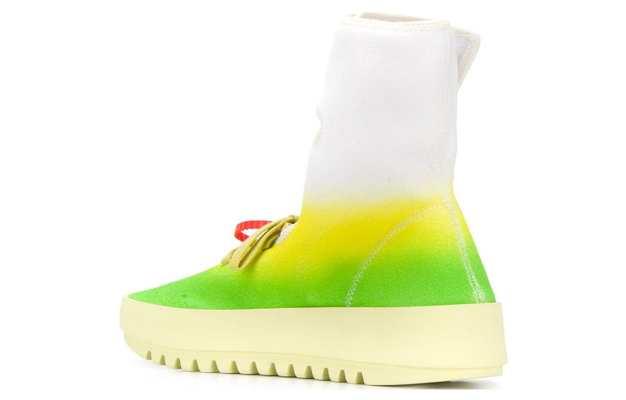 Off-White High 'Arrow Print White Green Yellow' 圖 4
