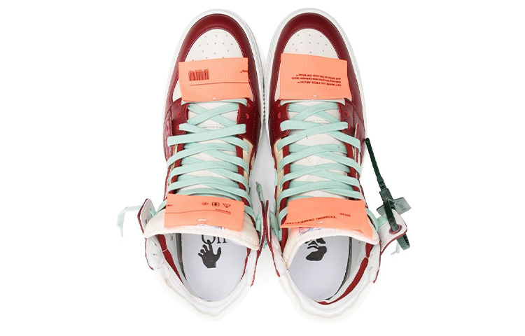 Off-White High 'Red Leather' 圖 3