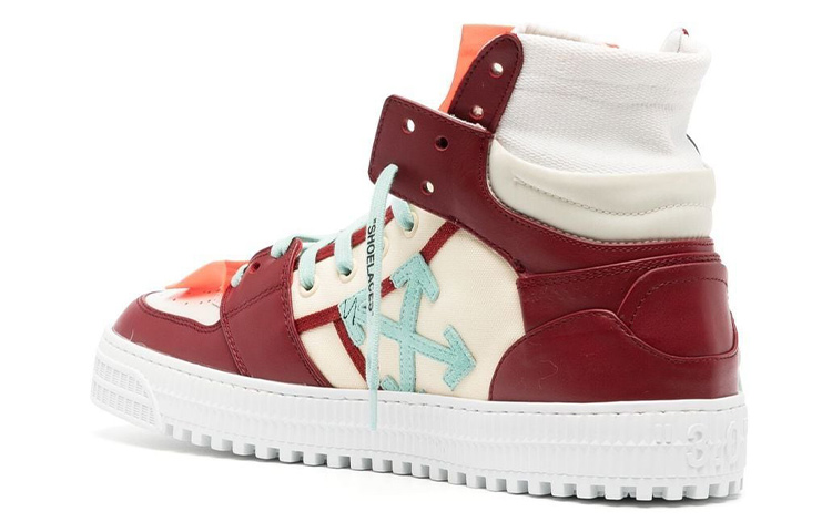 Off-White High 'Red Leather' 圖 4