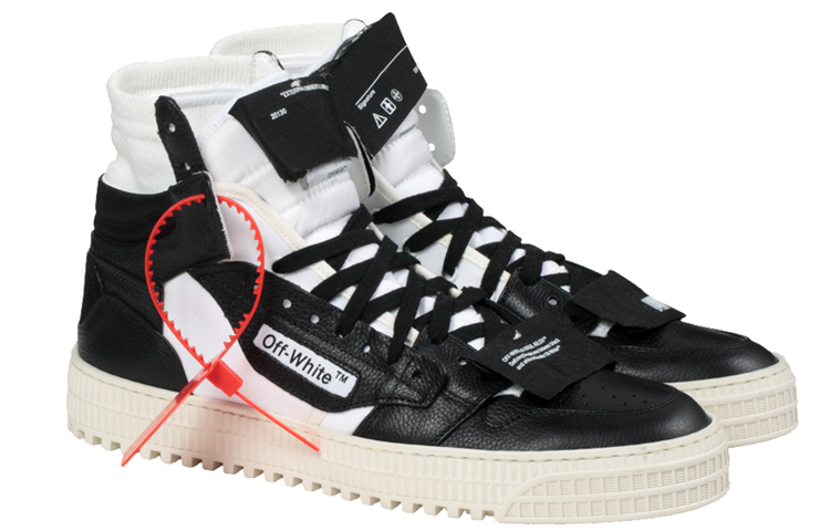 Off-White High Off-court 3.0 Sneakers 'Black White' 圖 3