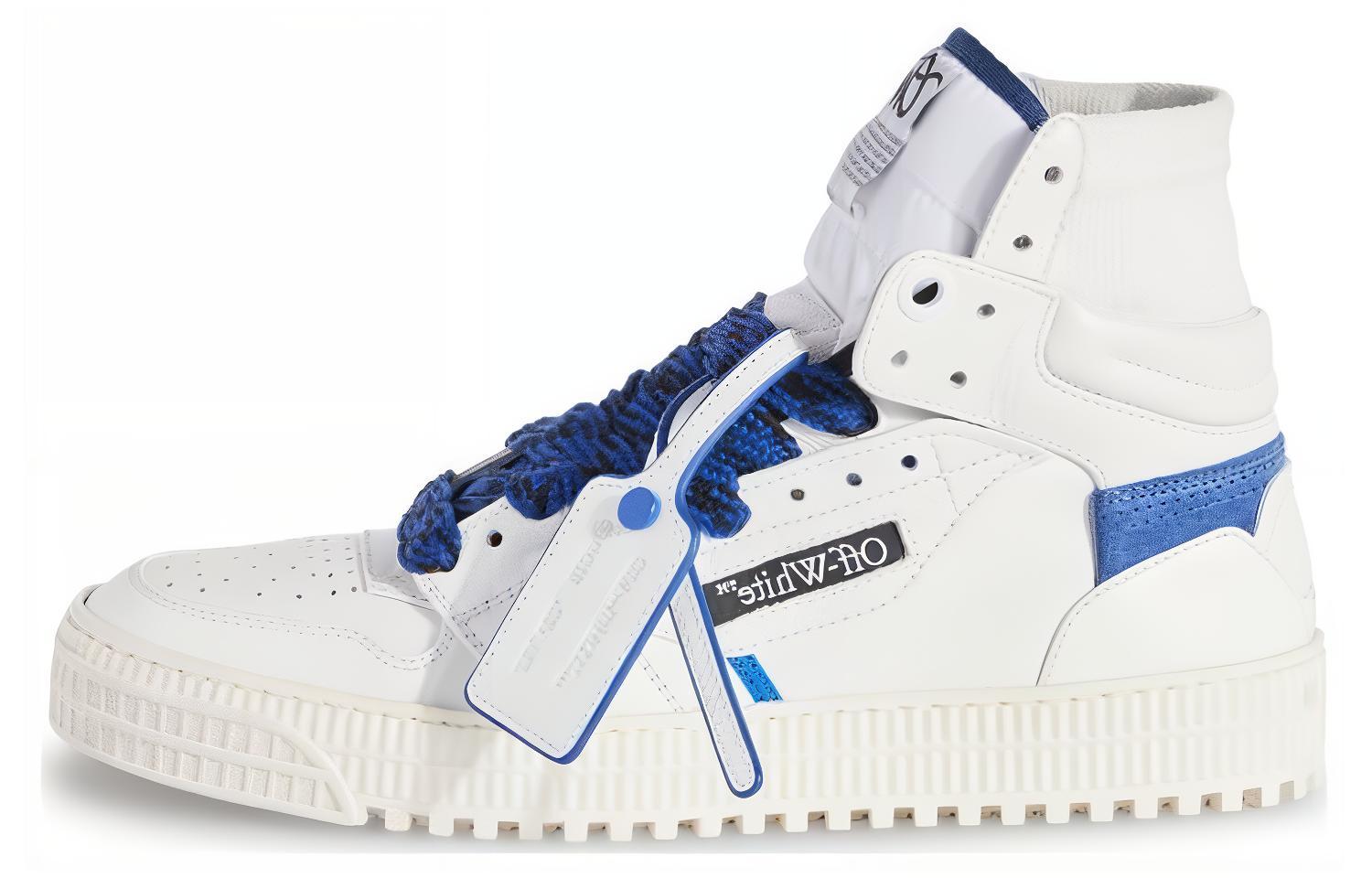 Off-White High Top 'Blue and White'