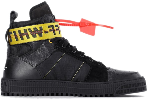 Off-White High Top Sneaker 'Black' OMIA102F18B040161010 Order Off-White High Top Sneaker 'Black' OMIA102F18B040161010